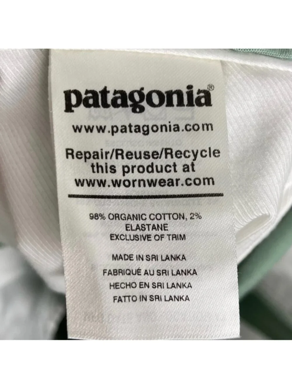 Patagonia High Rise Stretch All-Wear Shorts mint green